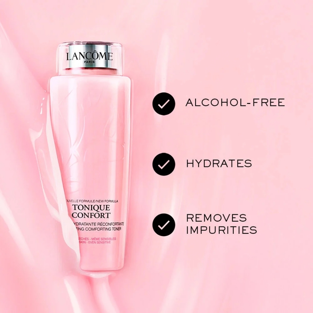 LANCÔME TONIQUE CONFORT HYDRATING TONER WITH HYALURONIC ACID HYDRATING & PURIFY - Picture 2 of 13